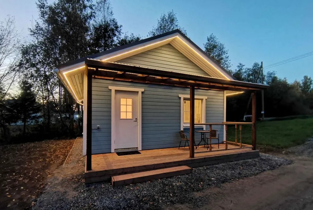 Домик с баней в живописном месте Карелии