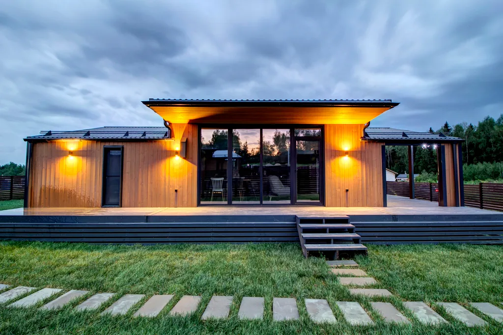 Уютный домик с видом на лес