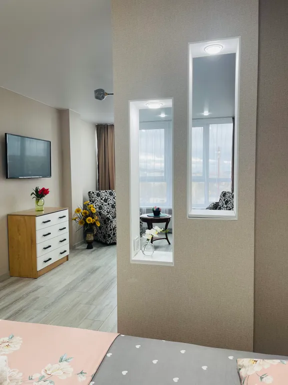 Дизайнерская с видом на горы