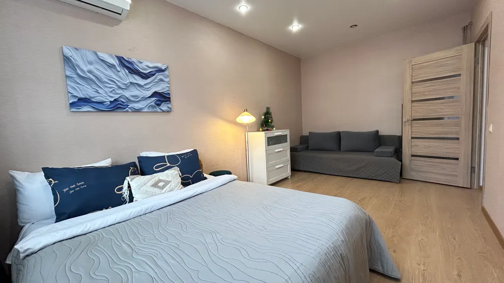 Квартира Уютные апартаменты c открытым балконом для курения — Краснодар