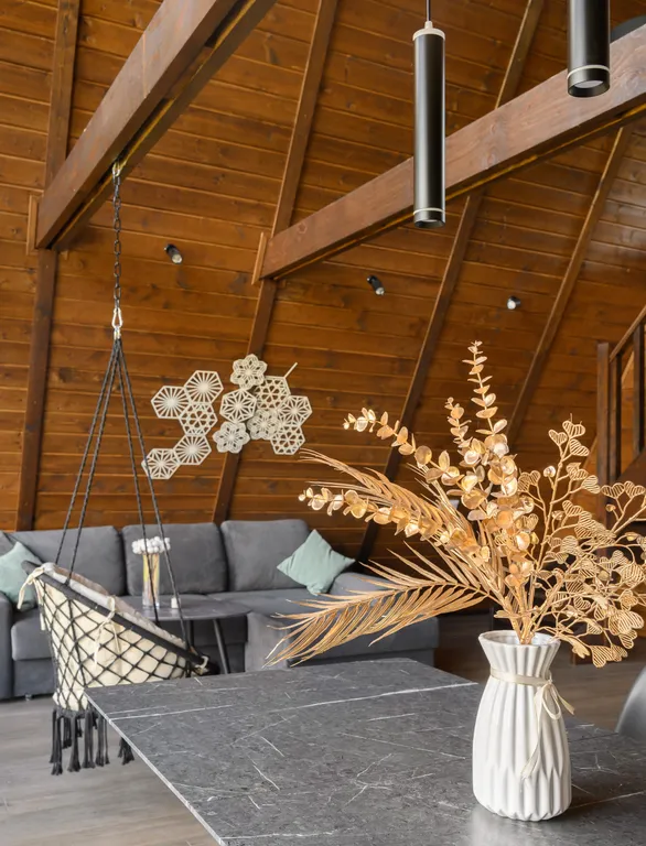 Коттедж с баней и уличным чаном