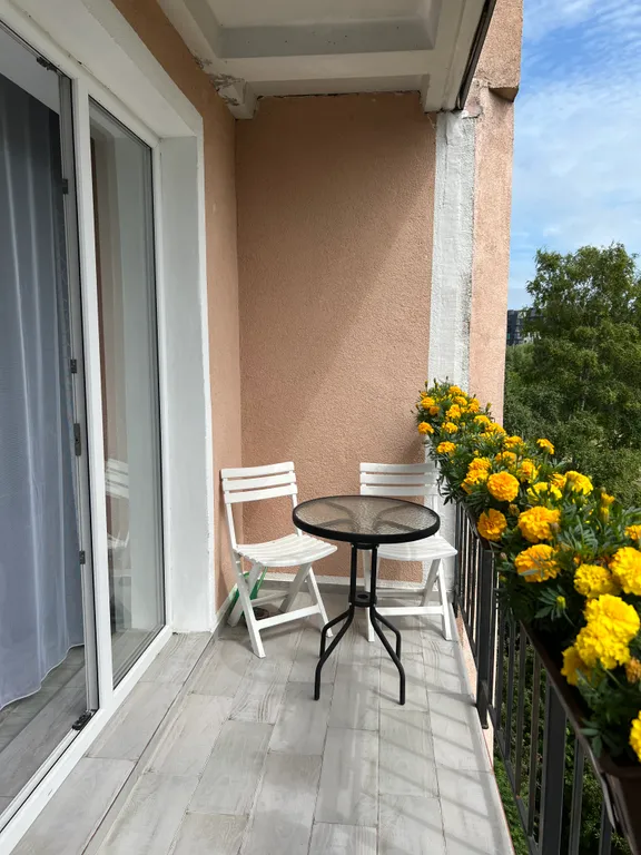 Апартаменты у парка с балконом, 10 мин до моря