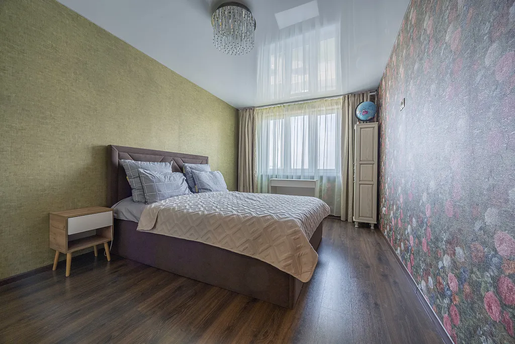 Трёхкомнатная квартира у аквапарка