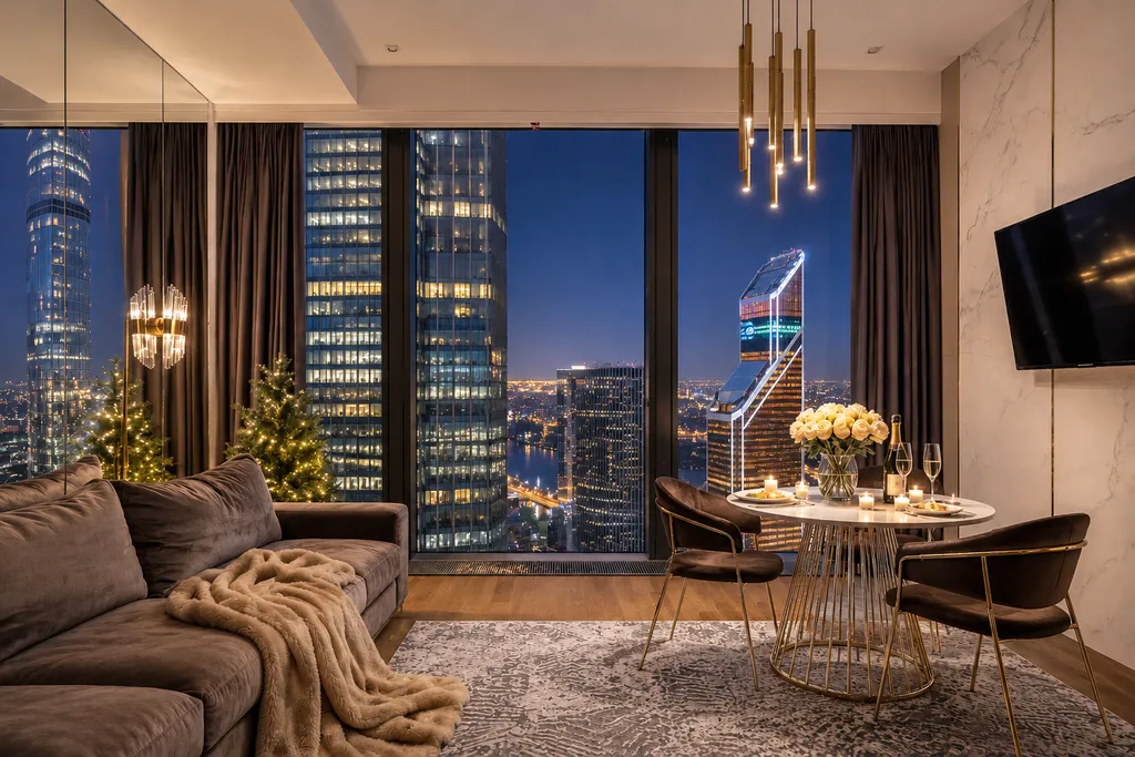Апартаменты Люкс в ЖК Neva Towers 62 этаж 50 м²