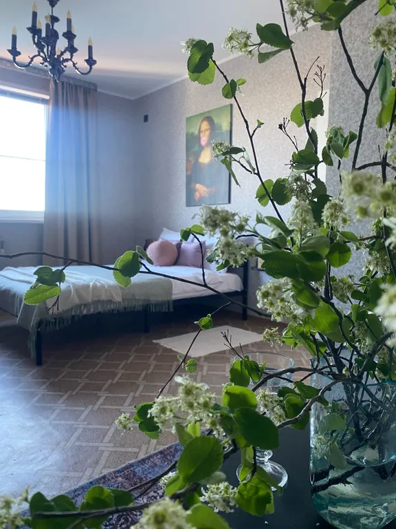 Однокомнатная квартира с видом на горы, Волгу и город