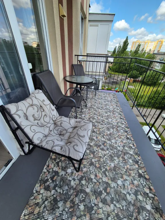 Уютная студия с большим балконом