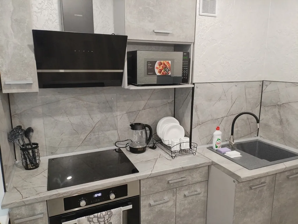 Уютная квартира с хорошим видом и расположением