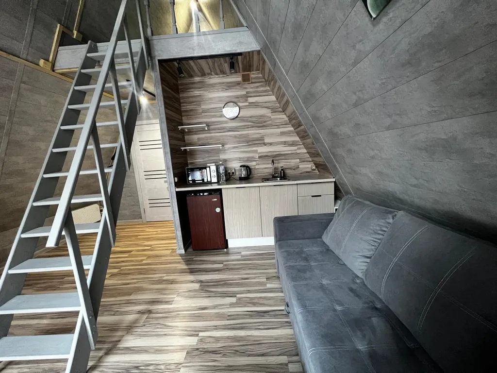 Коттедж Коттедж А-фрейм в городском глэмпинге — Казань