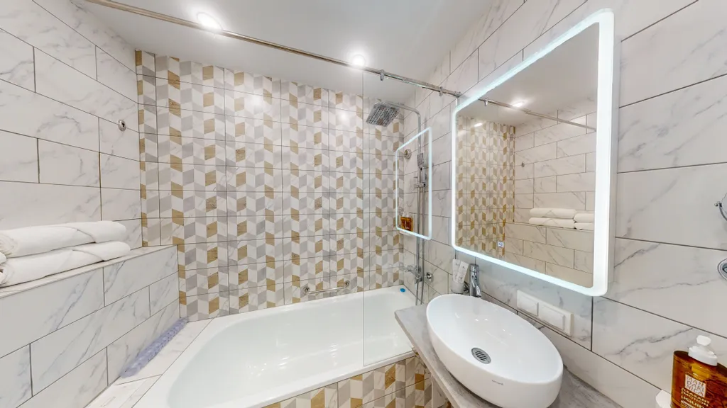 Люкс с одной спальней и кухней гостинной