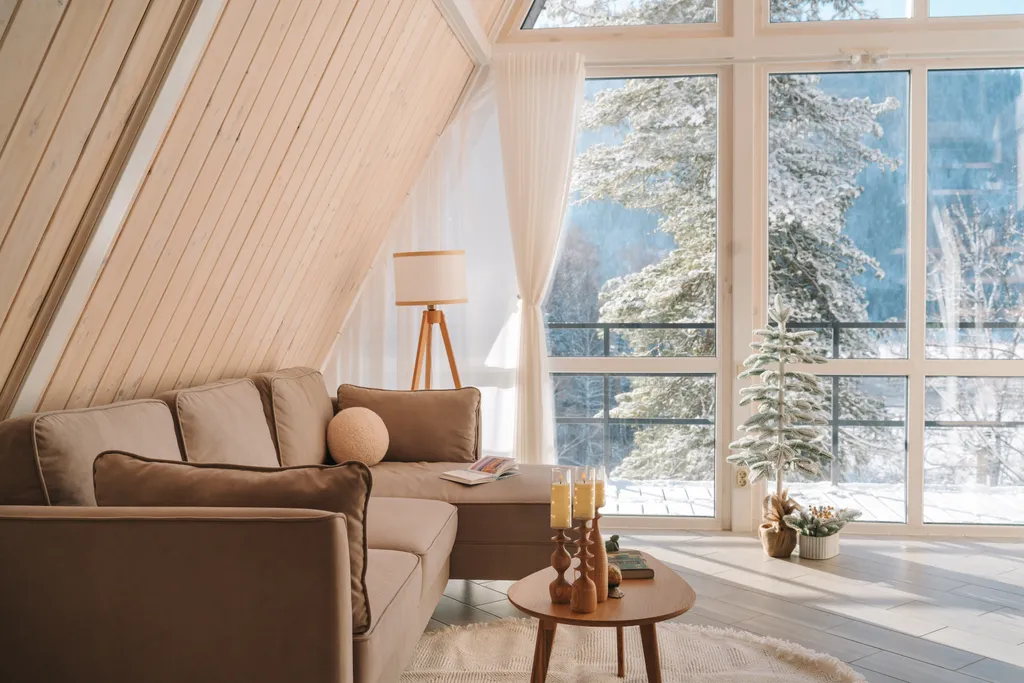 Коттедж Villa Roma Телецкое - панорамный А-фрэйм 2 с видом на горы и озеро — аренда посуточно в Артыбаш