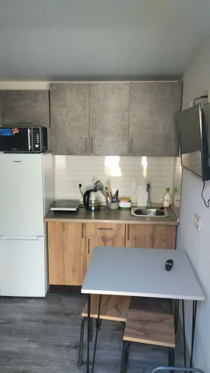 Апартамент с миникухней на берегу реки Бахтемир