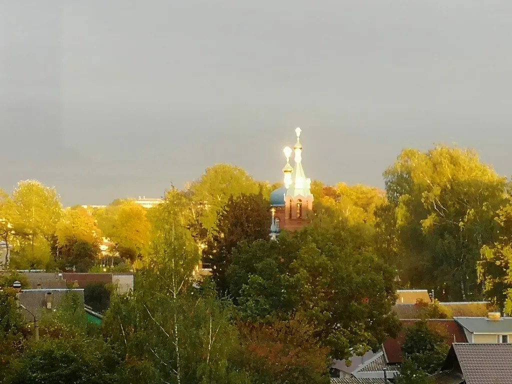 Апартамент с видом на храм Александра Невского
