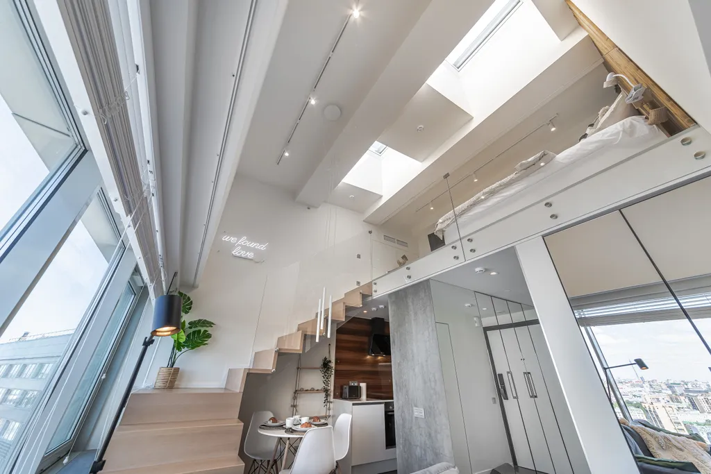 Квартира Двухуровневые апартаменты в экостиле — Москва