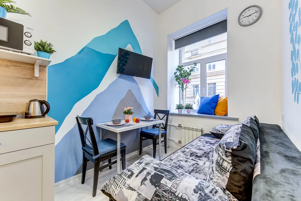 Квартира Квартира Студия у метро Лиговский проспект — Санкт-Петербург