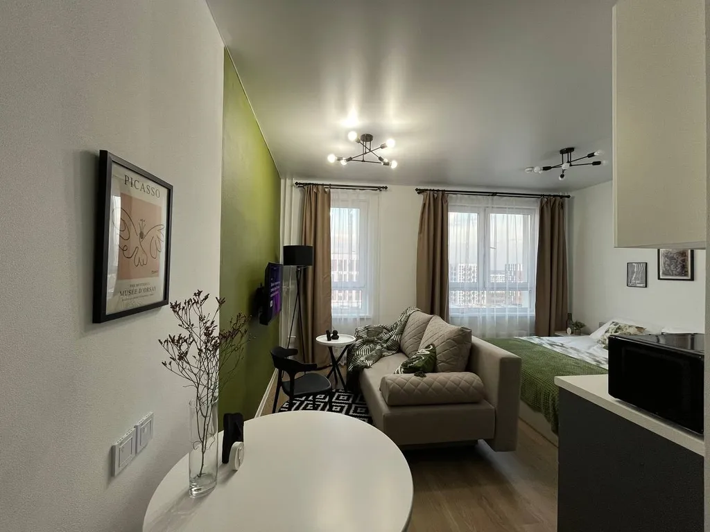 Квартира Квартира Комфортная студия в ЖК Пригород Лесное — Мисайлово