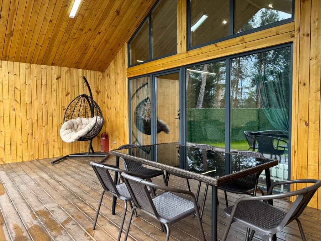 Барнхаус Na_Holme RentPlaza с баней и бассейном