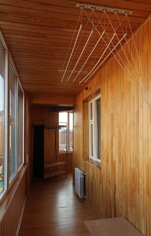 Семейная квартира на Заливе с огромной лоджий и прекрасным видом