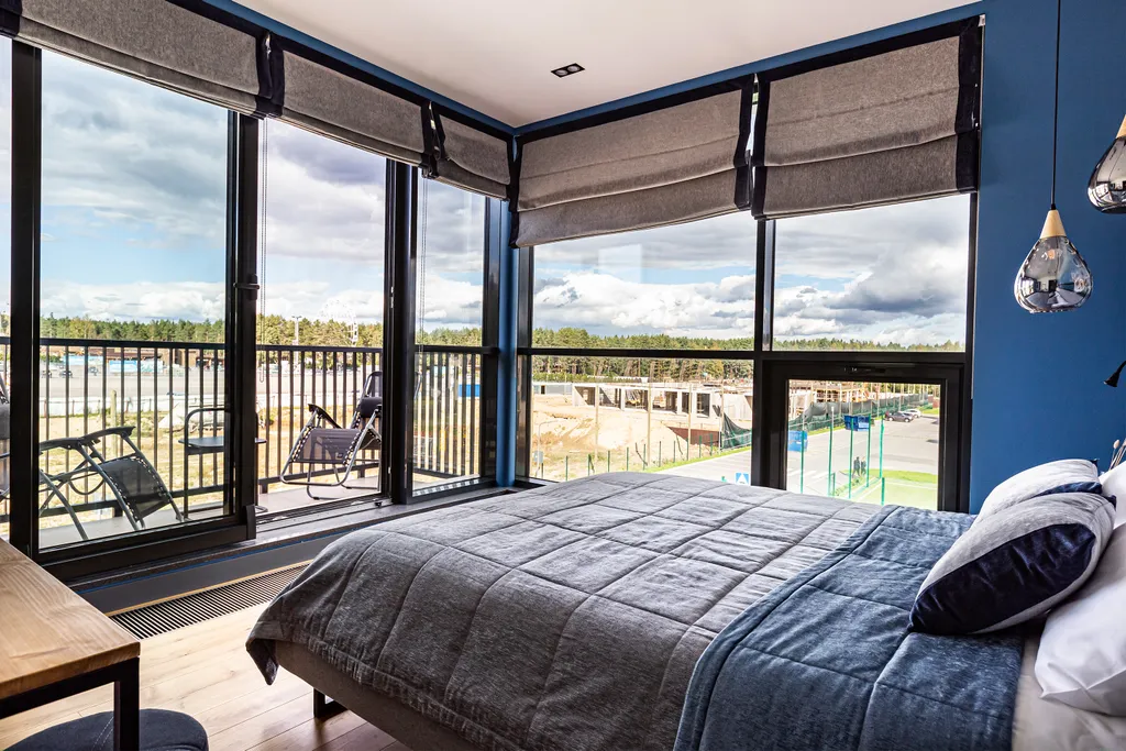 Апартамент с видом на курорт и основную парковку