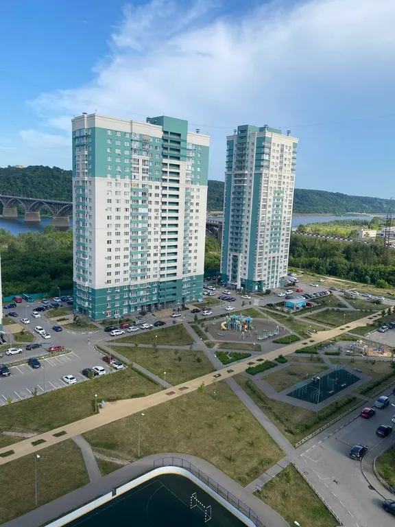 Уютная квартира с потрясающим видом на Оку ЖК Аквамарин