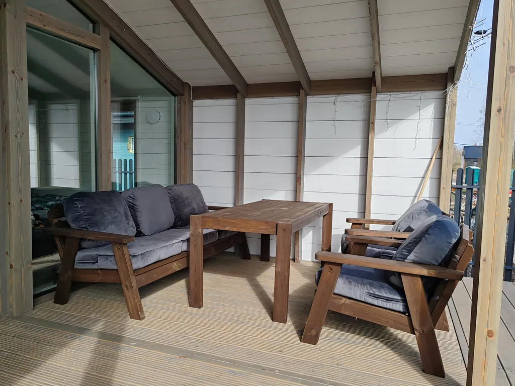 Коттедж Дом с баней у Ладожского озера с теплой купелью — Коккорево