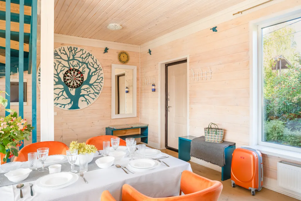 Деревянный Дом с бассейном и сауной в Москве