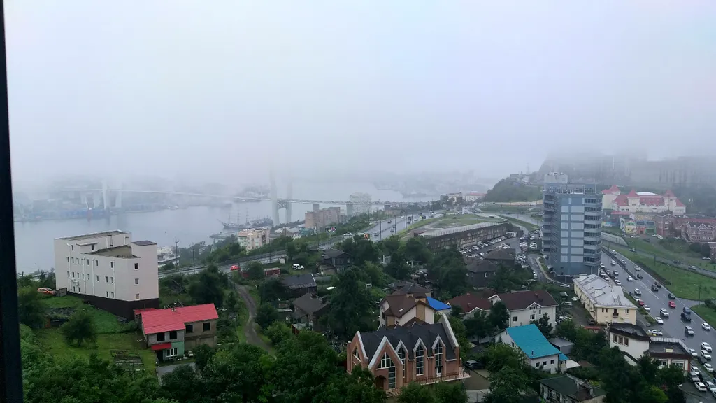 Уютная квартира с видом на Золотой мост и бухту