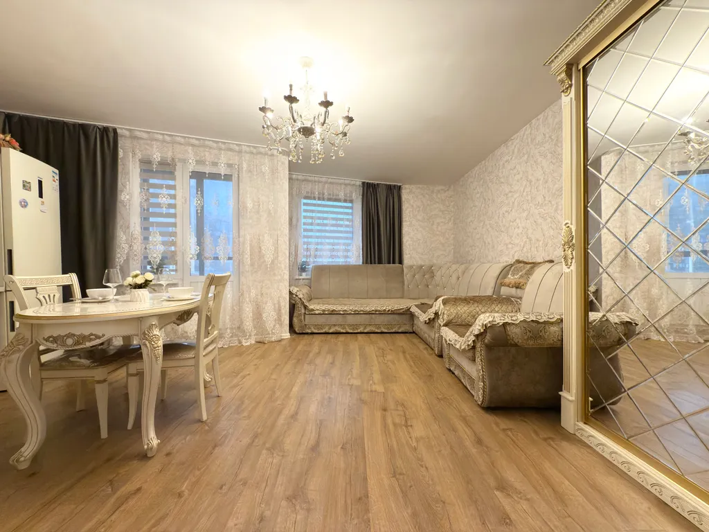 Уютная квартира-студия пять минут от метро Девяткино, красная ветка