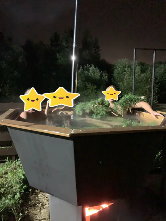 Дом с баней и банным чаном