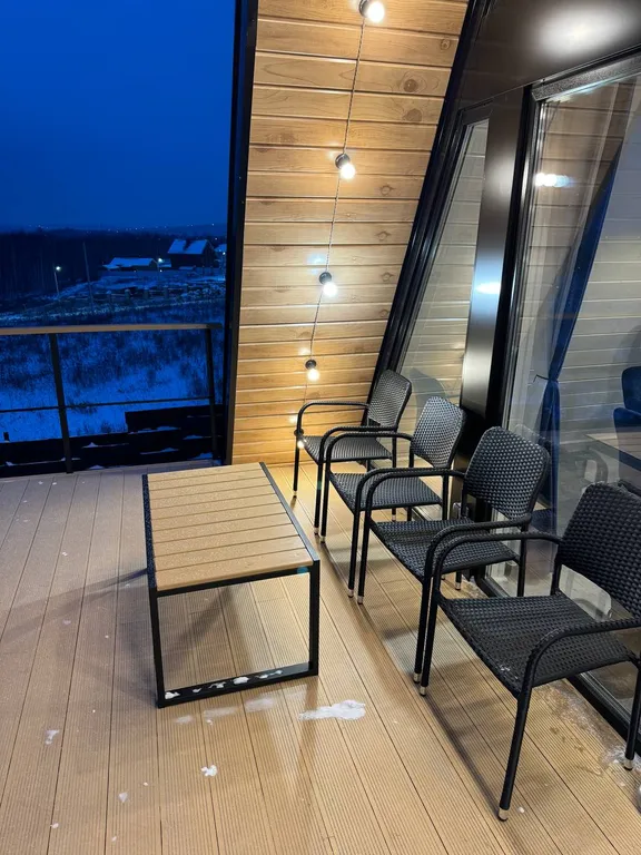 Коттедж Новый большой А-фрейм с видом на лес — Казань