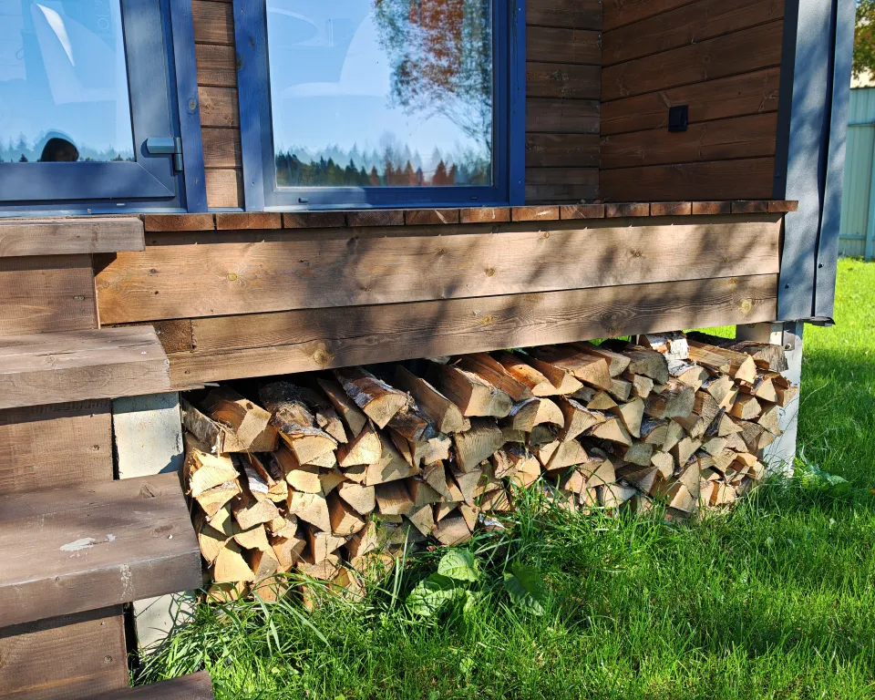 С дровяной сауной и видом на лес и закаты