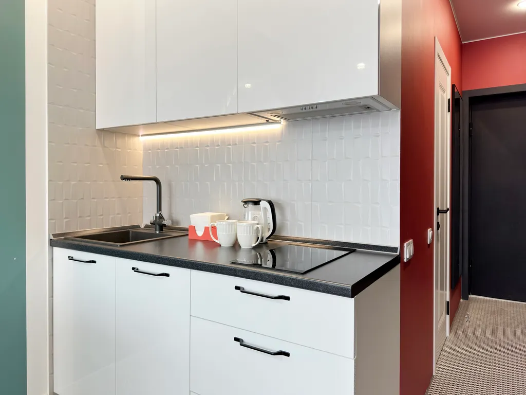 Квартира Квартира Дизайнерская студия для пары, вид на Москва-сити — Москва