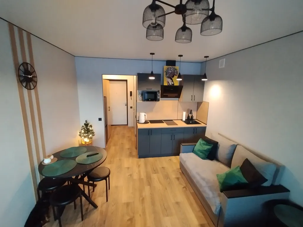 Уютная студия с видом на парк