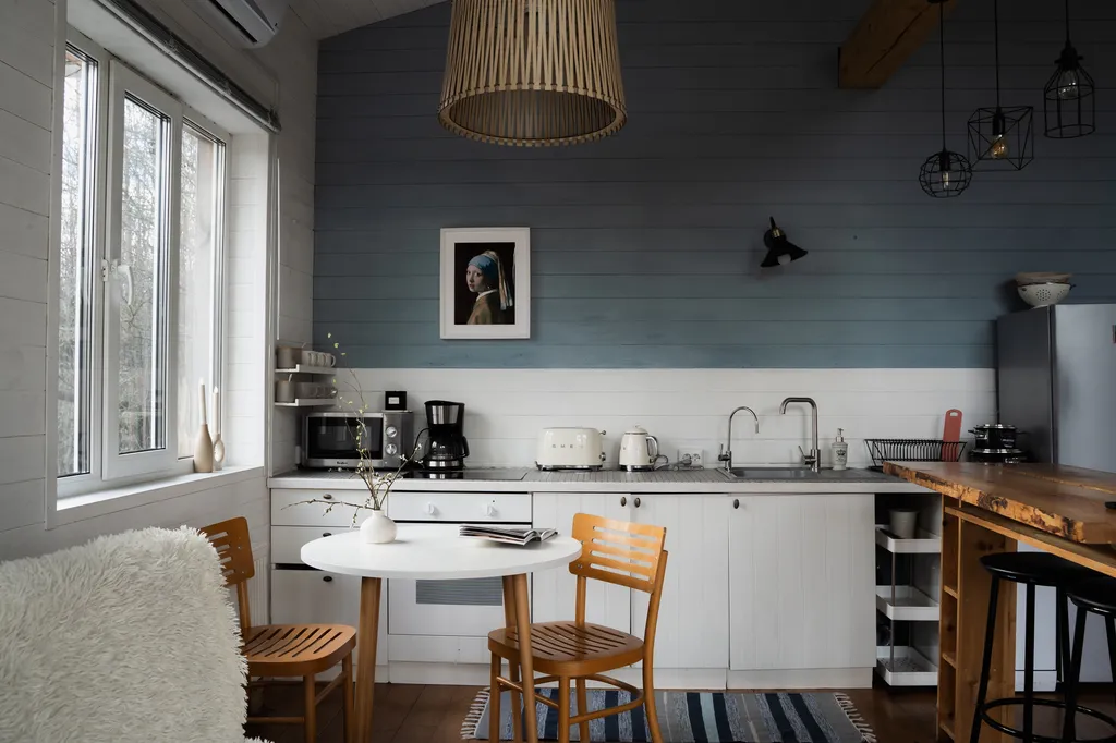 Уютный теплый дом с выходом в лес, 40 минут от Москвы со своей территорией