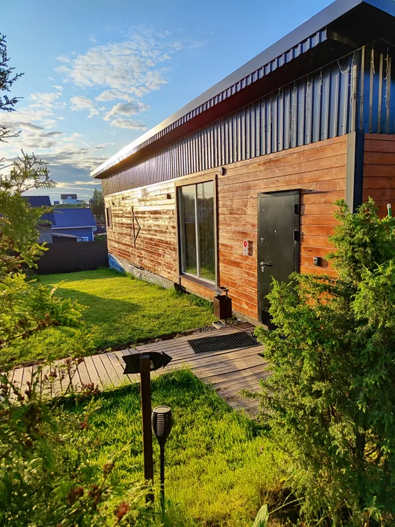 Скандинавский дом с баней