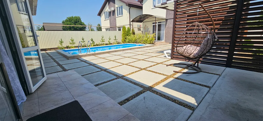 Коттедж Дом с баней и бассейном — Елизаветинская