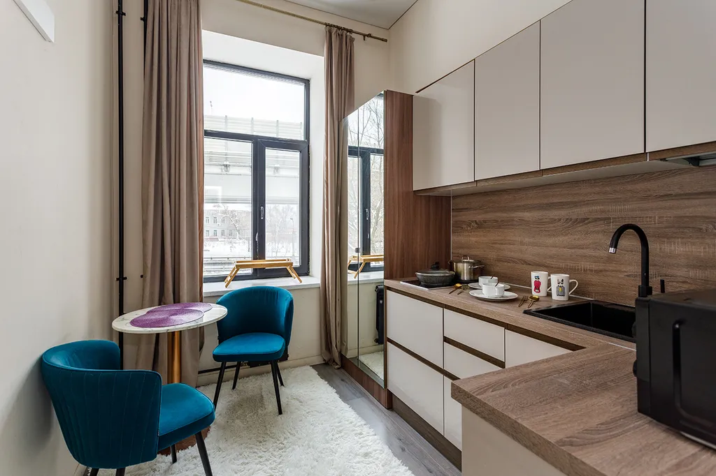 Квартира Квартира Студия-лофт в историческом здании возле метро — Москва