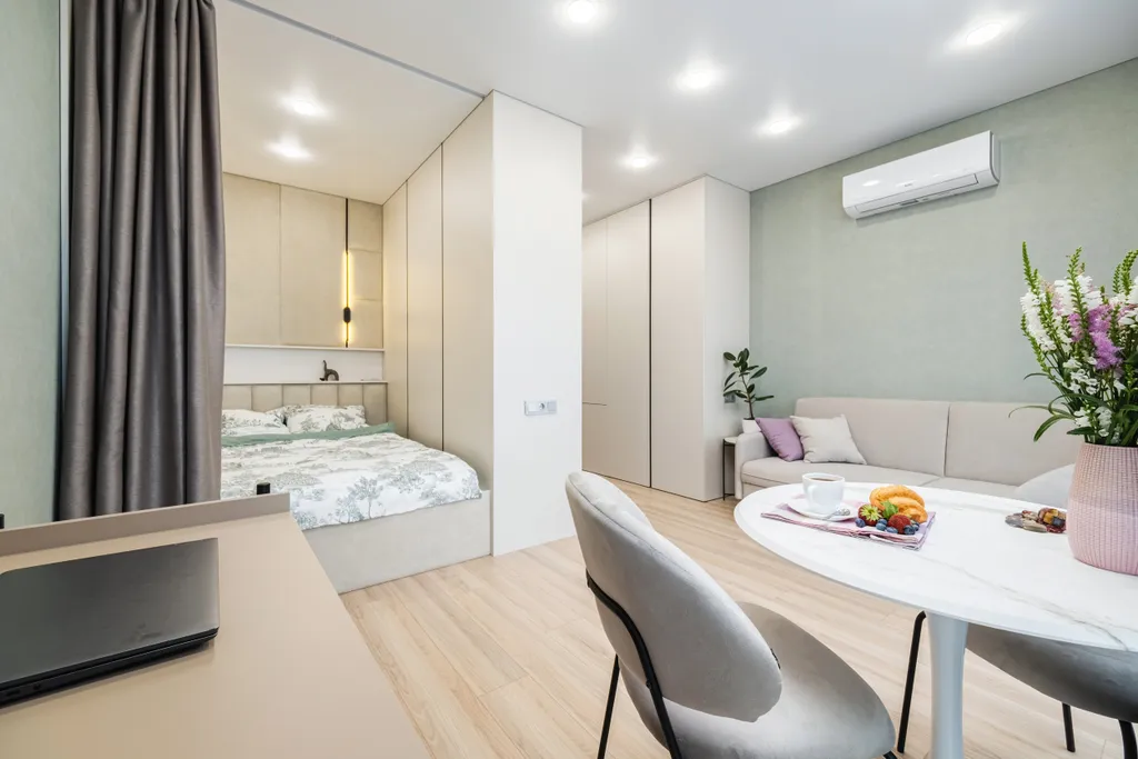 Квартира-студия в новом районе Минск Мир — аренда посуточно в Минск