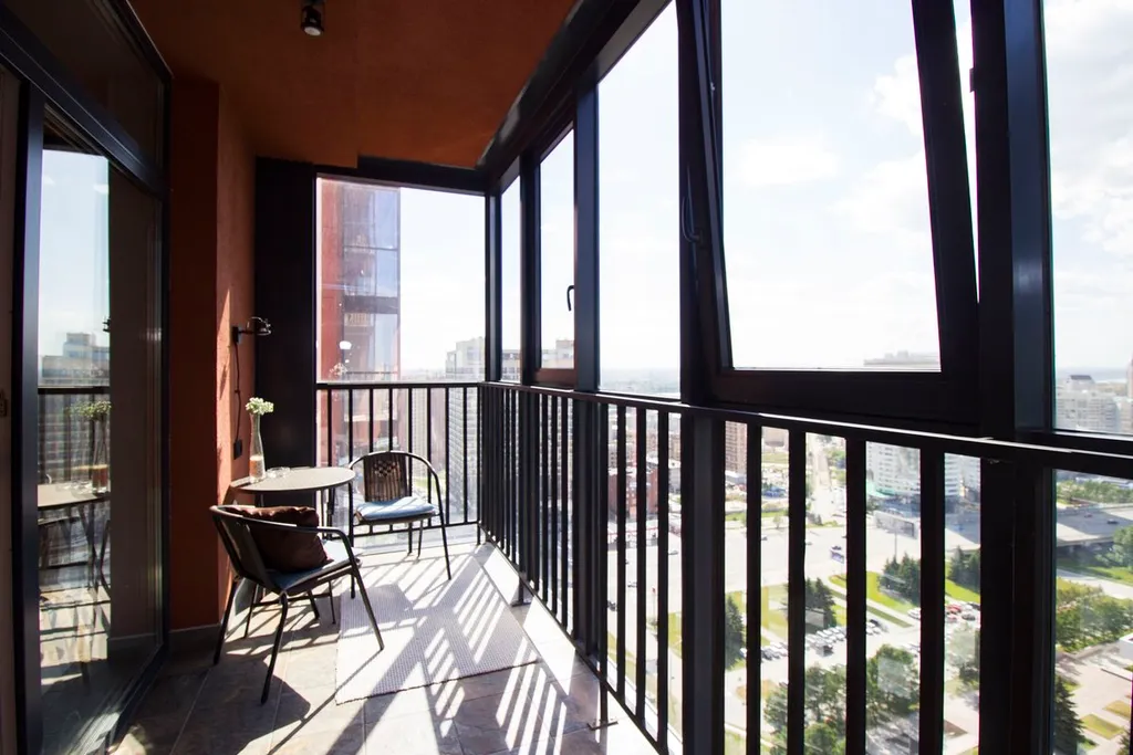 2-комнатная квартира в центре с видом на город