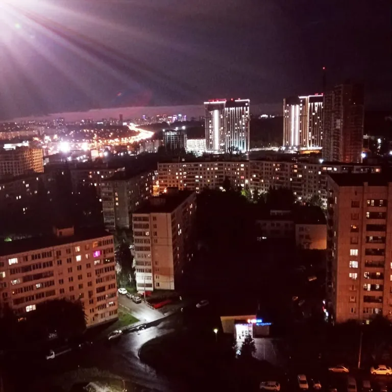 Квартира Уютная квартира с красивым видом на город, высокий этаж — Уфа