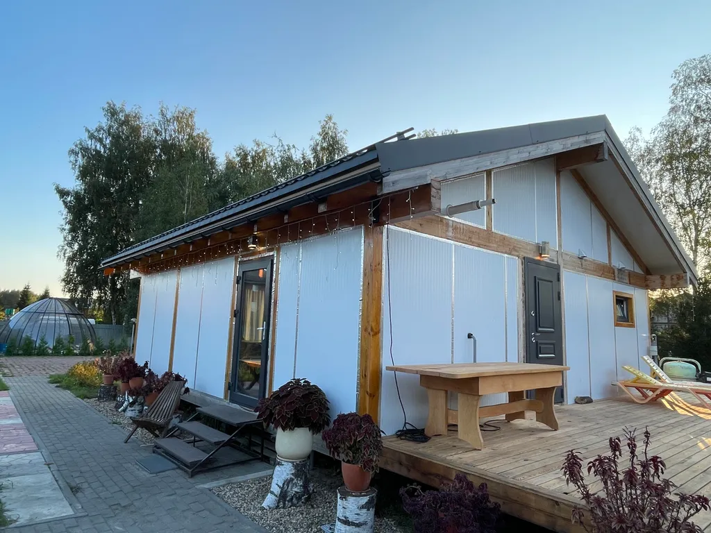 Коттедж Дом с баней в глемпинге Байкал — Павловский Посад