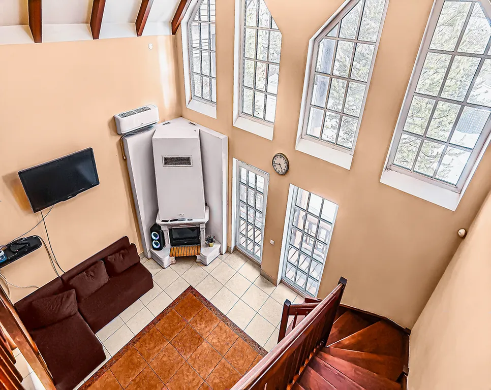 Дом с тёплым бассейном и камином Рощино Солнечный