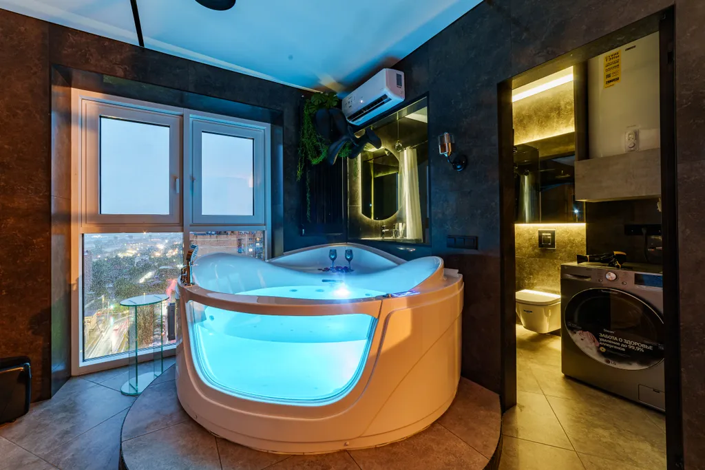 Квартира с джакузи для романтических вечеров