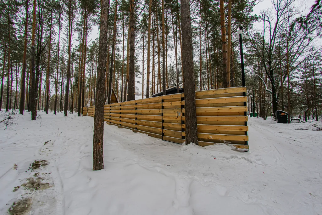 Вилла в сосновом лесу с чаном и баней