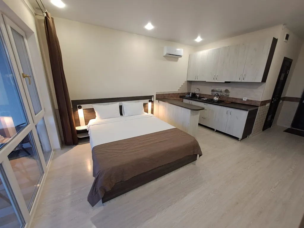 Квартира-студия № 5 для 2 взрослых с бассейном