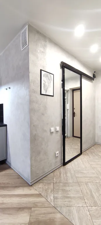 Уютная студия с видом на город