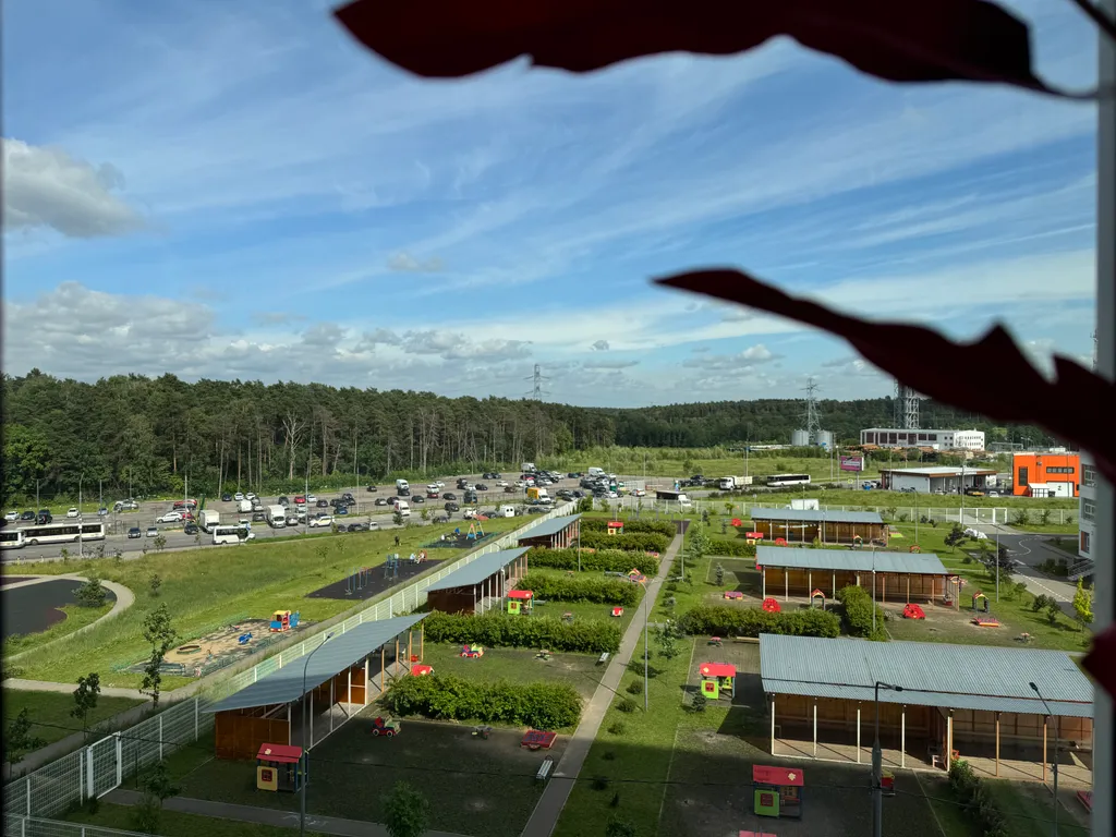 Семейная ретро квартира с видом на лес