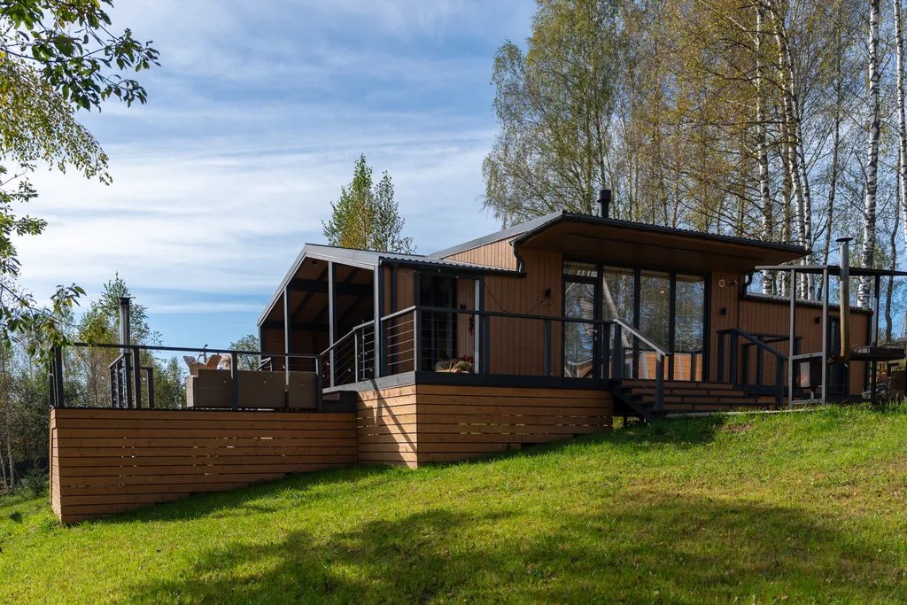 Коттедж Дом с чаном и сауной у леса. — аренда посуточно в Дмитров