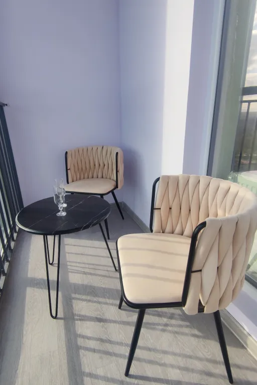 Новая уютнaя квaртира-студия класса Комфорт с панорамным видом