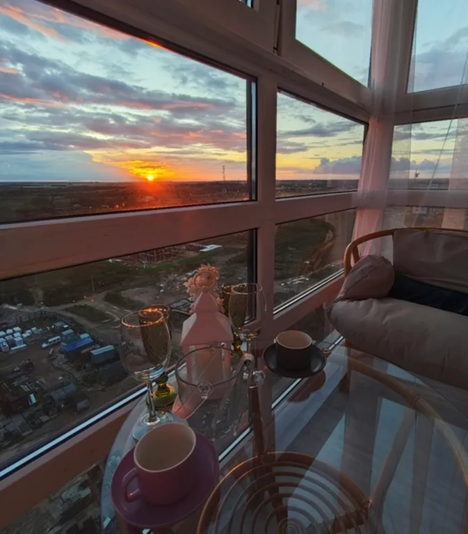 Уютная видовая современная квартира