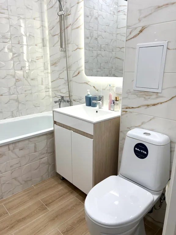 уютная квартира в новом доме.